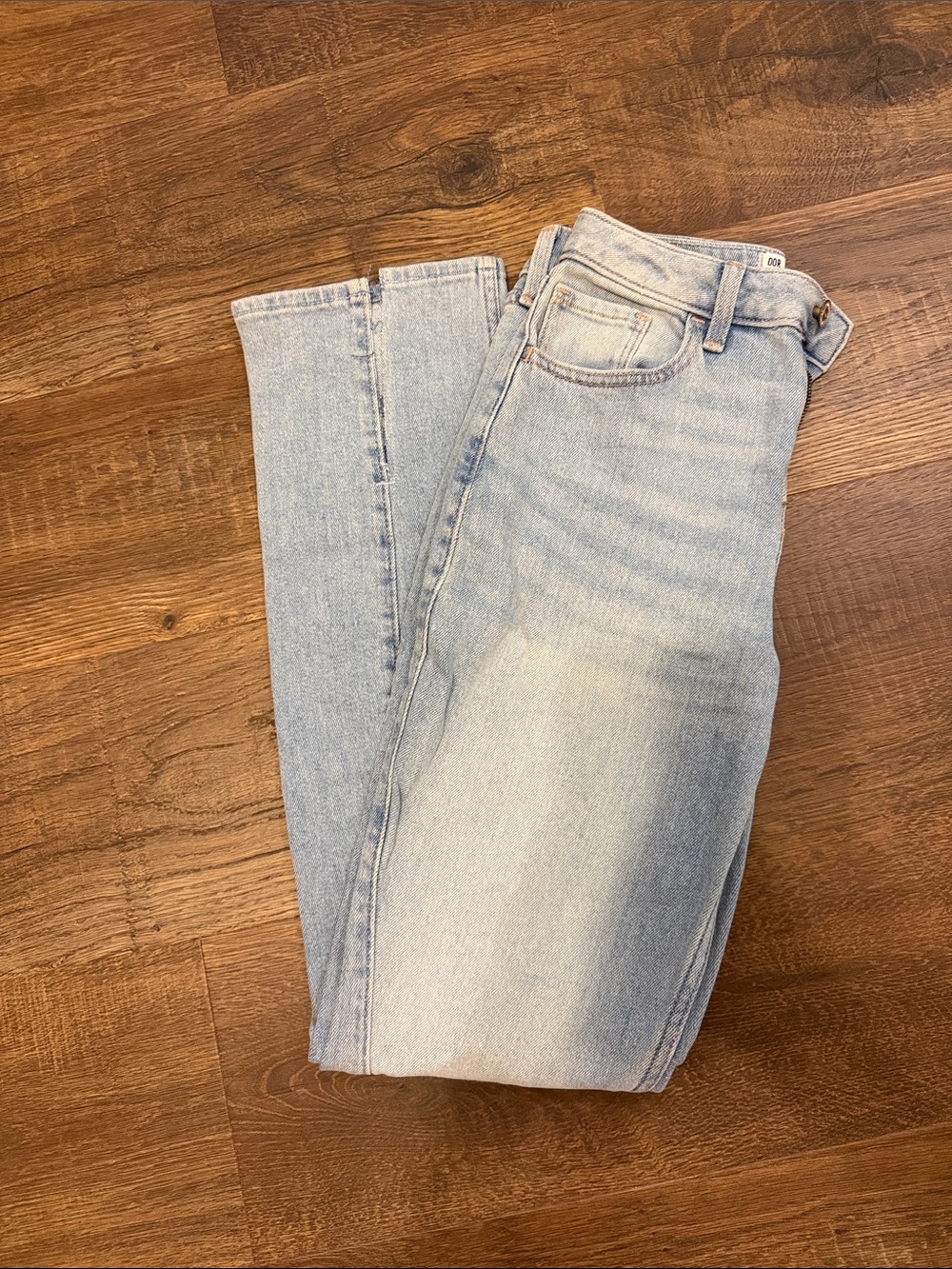 Hollister Light Blue Straight Leg Jeans